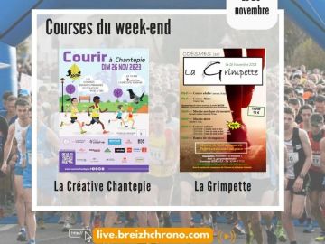 Retrouvez Breizh Chrono demain sur nos deux événements du week-end : 

- Courir à Chantepie - La Créative Chantepie 
- La Grimpette  

Suivez le live des...